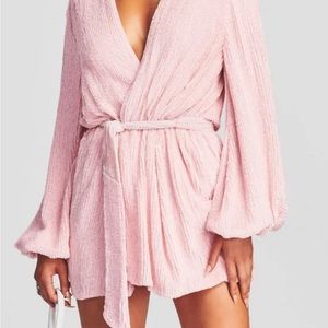 RETROFETE Robe Dress in Pale Pink